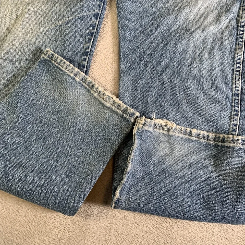 Vintage Wrangler 13MWZGK Cowboy Cut‎ Jeans Mens 40x32 Light Wash Blue Straight